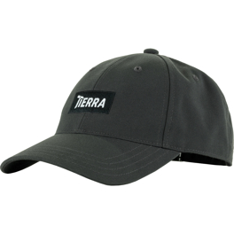 Tierra 6 Panel Logo Unisex Caps Black Main Front 74536