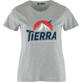 Tierra Organic Cotton Everest Tee W Women’s T-shirts Grey Main Front 74644